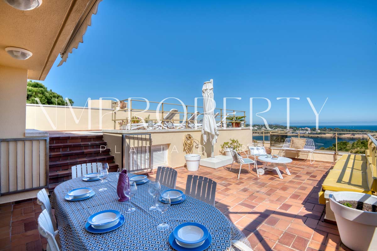 7-sagaro Ático duplex con piscina privada y vistas al mar en S’Agaró